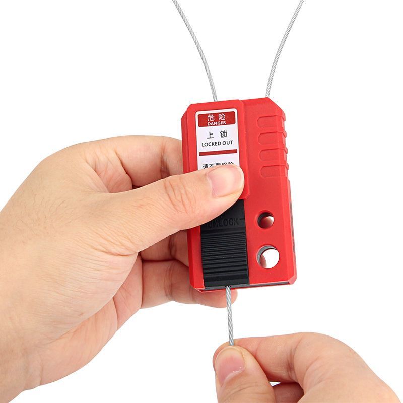 Блокиратор тросовый Точка Безопасности с переключателем