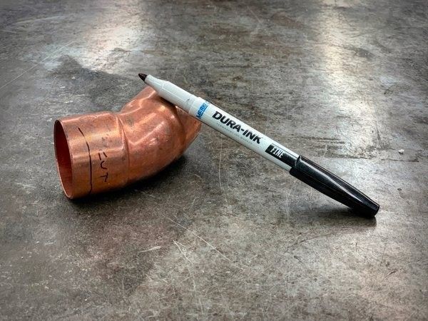 Маркер Markal Dura-Ink Fine 15 с тонким наконечником