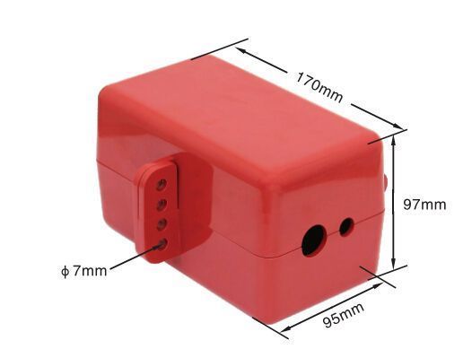 Блокиратор штепсельных разъемов Точка Безопасности скруглённый