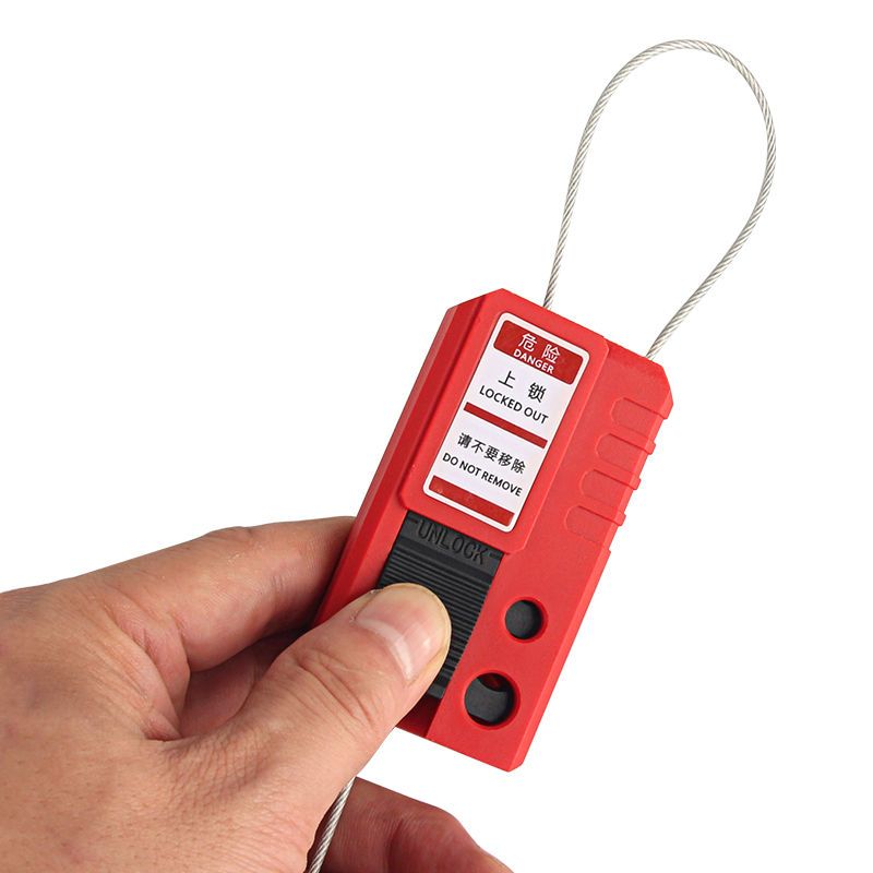 Блокиратор тросовый Точка Безопасности с переключателем