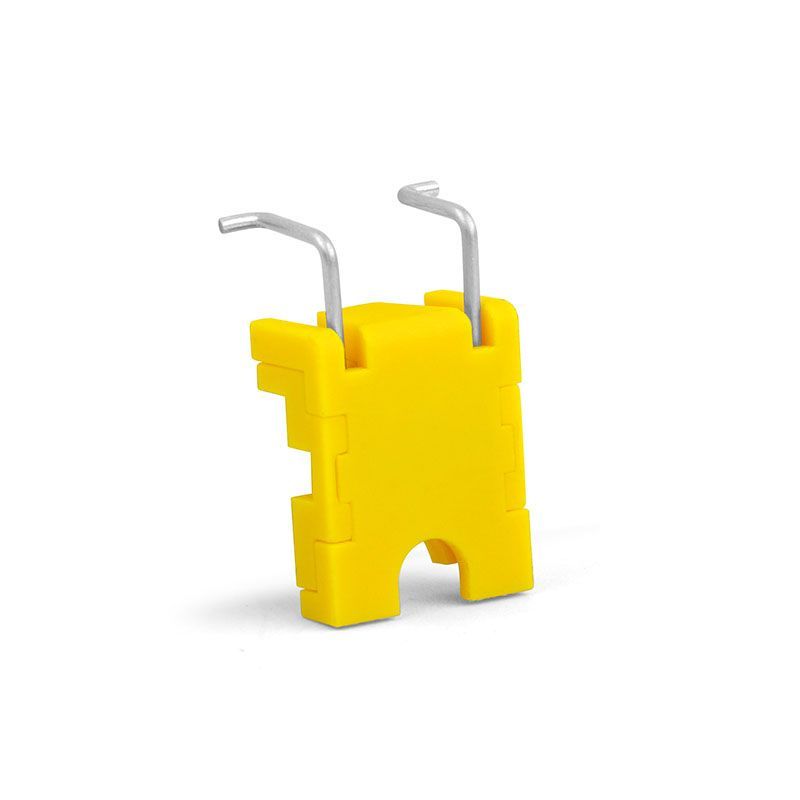 Блокиратор полюсных автоматов Точка Безопасности жёлтый