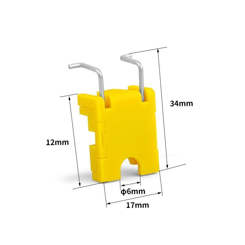 Блокиратор полюсных автоматов Точка Безопасности жёлтый