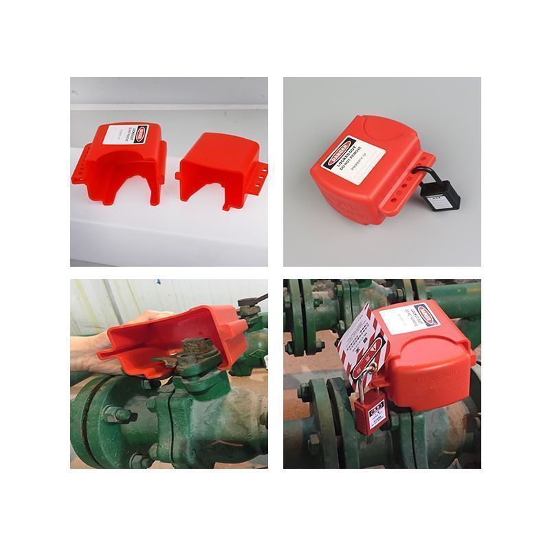 Блокиратор шарового вентиля Точка Безопасности со съёмной рукоятью