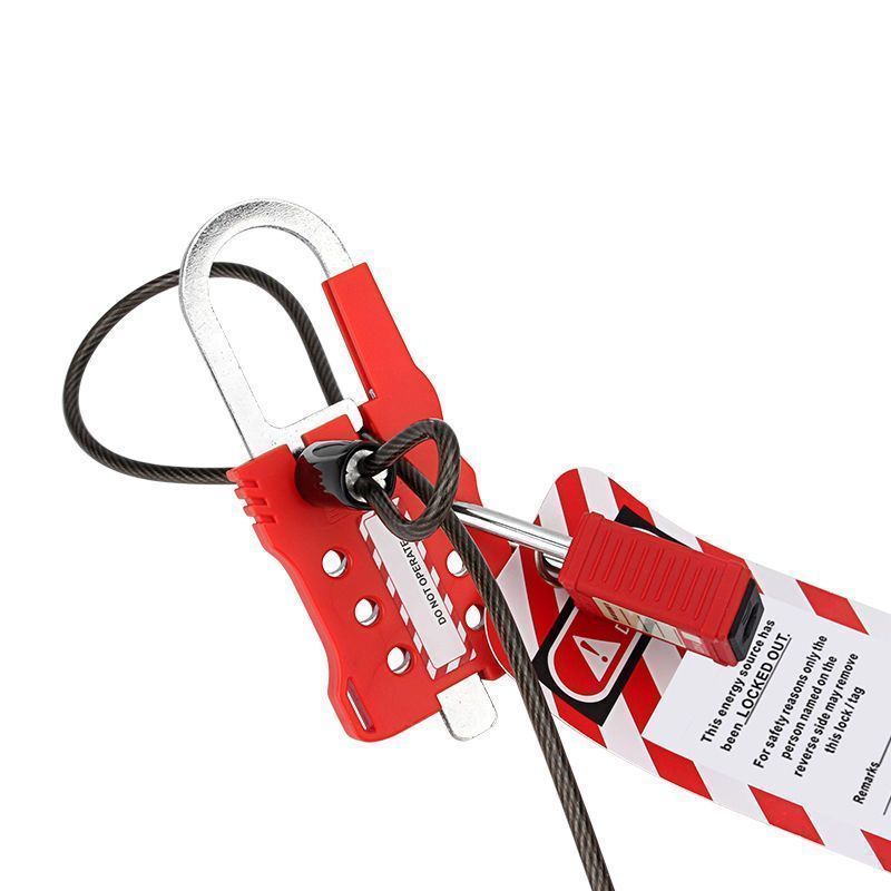 Блокиратор тросовый Точка Безопасности с зажимом из стали и ABS-пластика