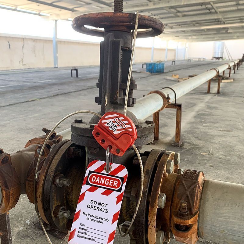 Блокиратор тросовый Точка Безопасности с поликарбонатным зажимом