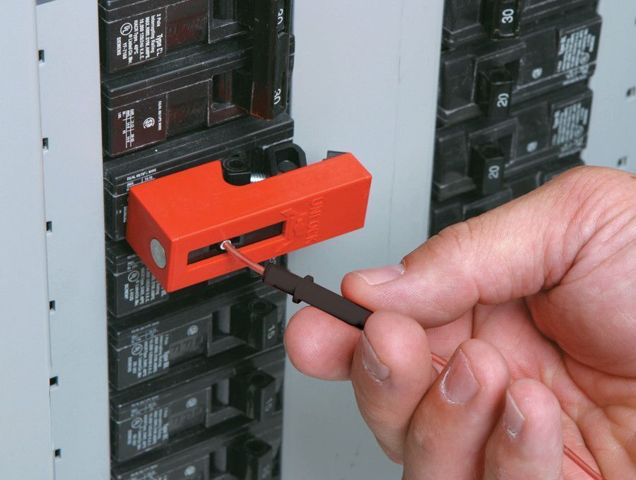 Блокиратор флажковых автоматов компактный Brady Snap-On