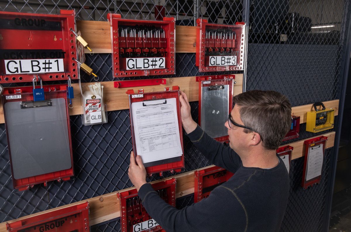 Модульная станция групповой блокировки Brady большая