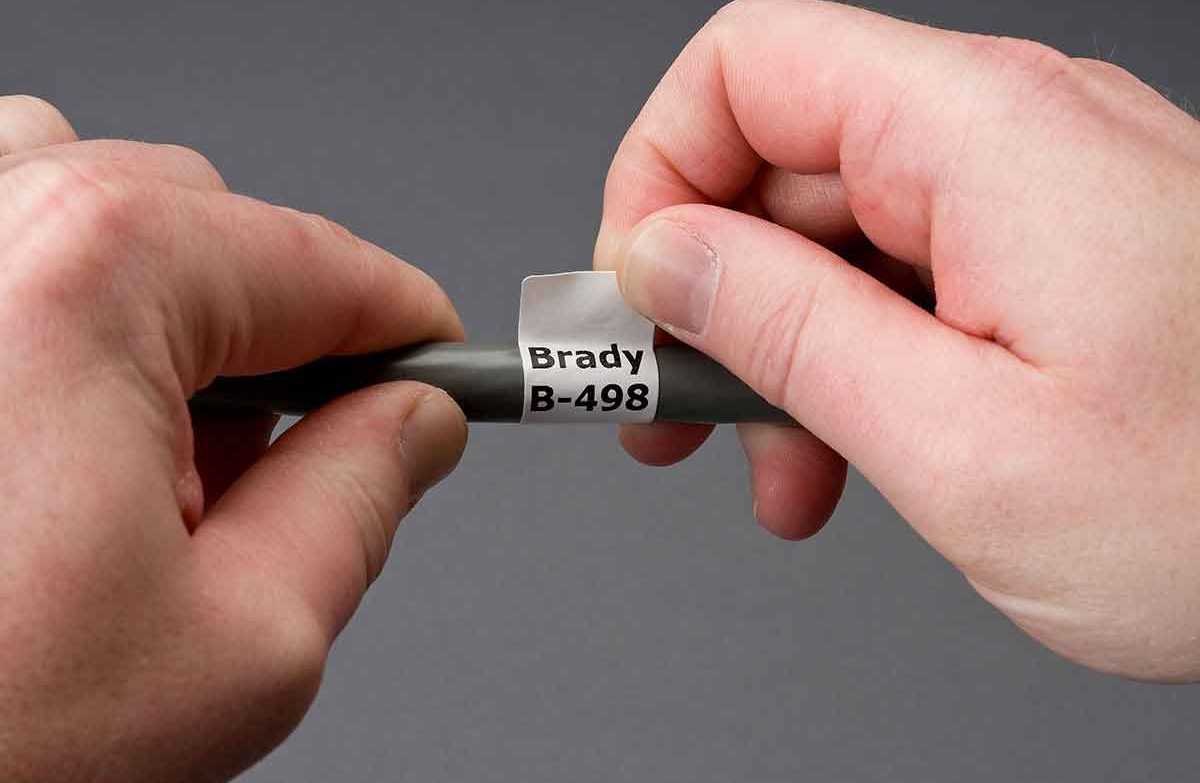 Этикетка Brady для принтера BBP12, виниловая ткань В-498