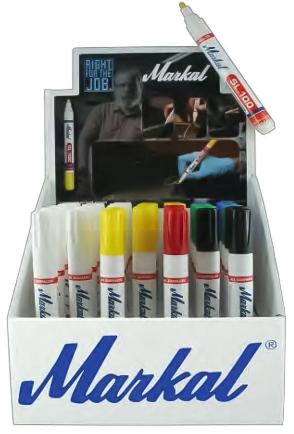 Набор маркеров Markal SL.100 в упаковке для витрины