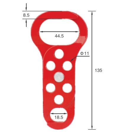 Множитель замковый Точка Безопасности стальной с двумя затворами