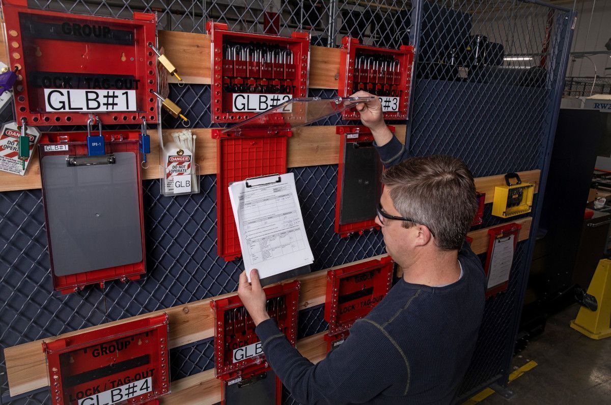 Модульная станция групповой блокировки Brady большая