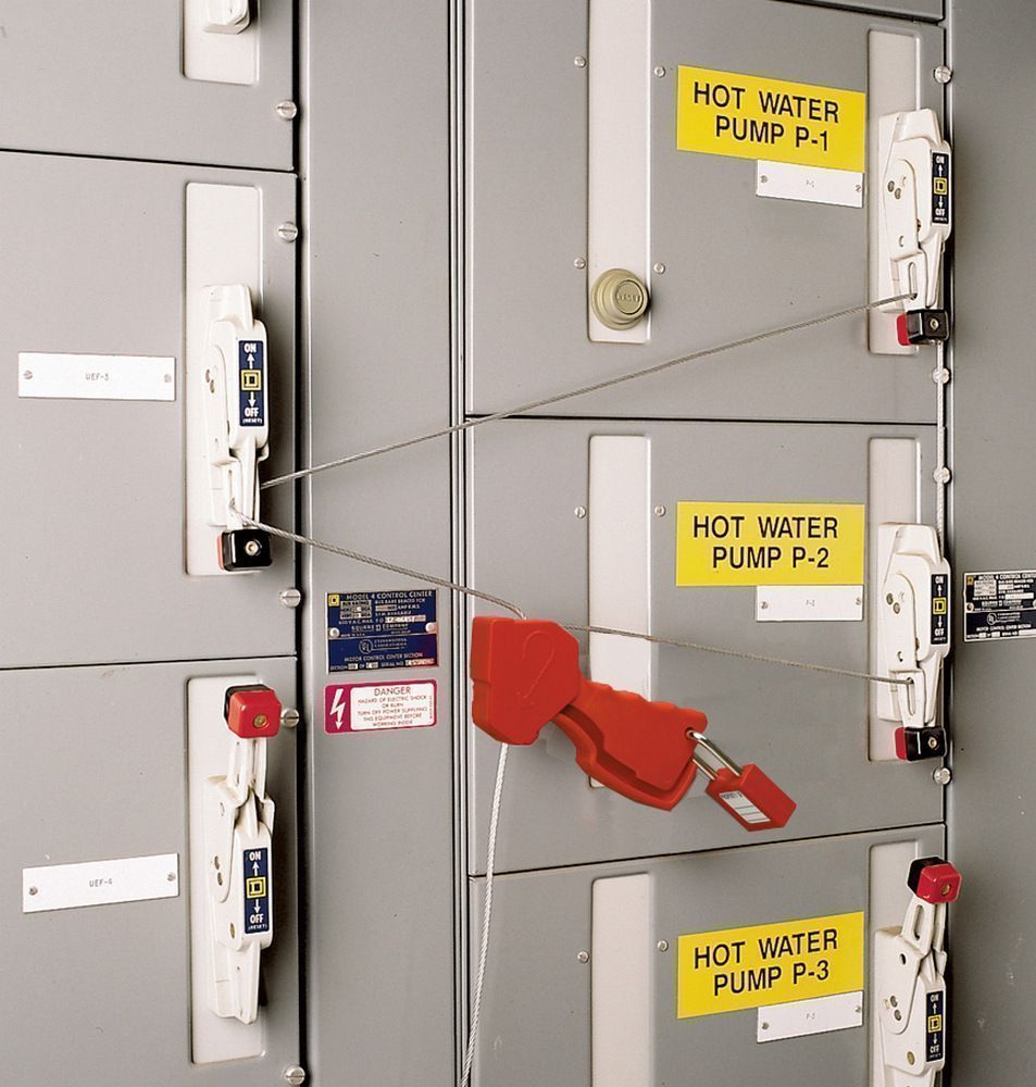 Трос для блокиратора тросового Brady, оцинкованная сталь, длина – 3 м, диаметр – 3.2 мм, 1 шт/упак