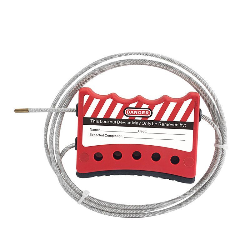 Блокиратор тросовый Точка Безопасности с нейлоновым зажимом на пружине