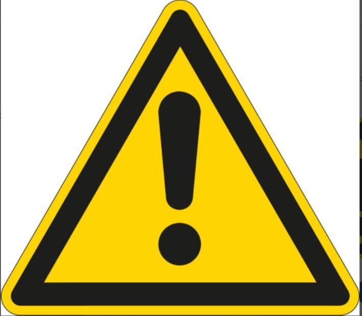 Предупреждающий знак безопасности Опасность