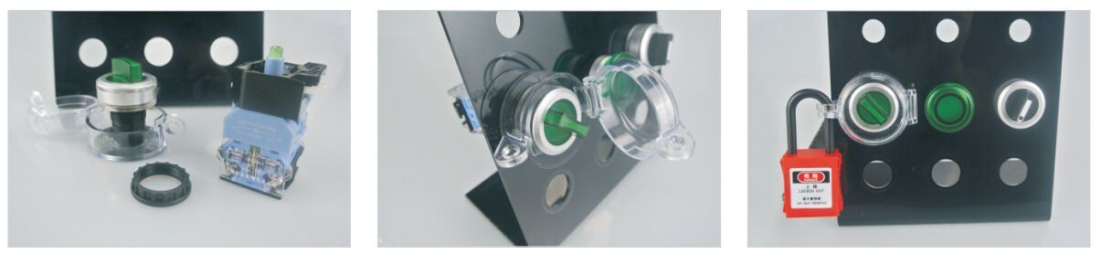 Блокиратор кнопок Точка Безопасности круглый стационарный