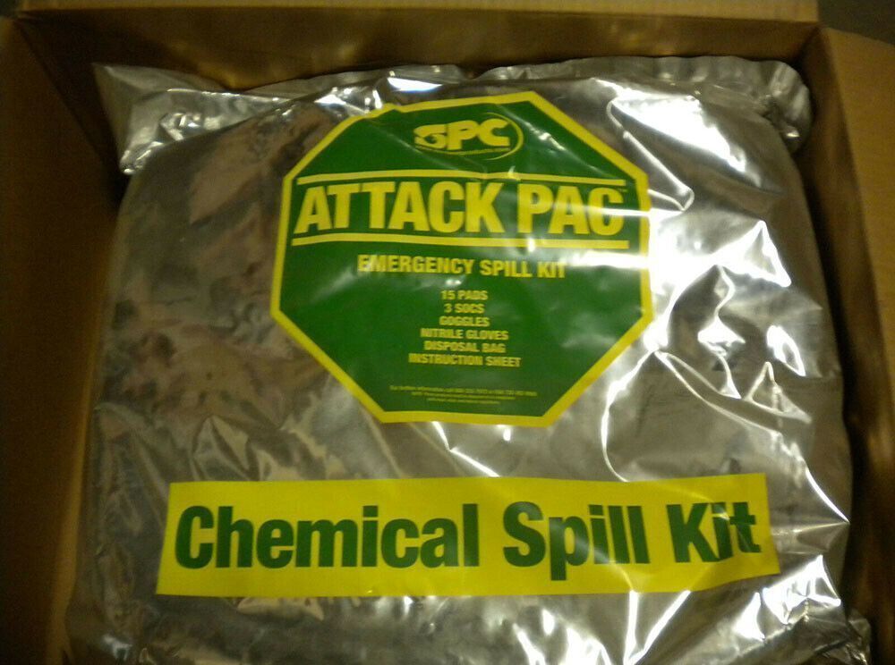 Комплекты устранения проливов Brady SPC Attack Pac одноразовый