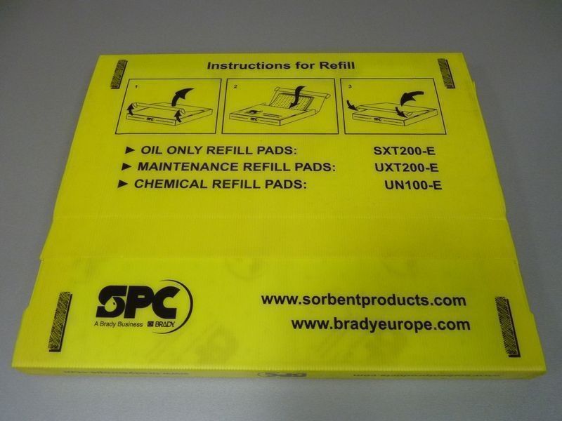 Настенный бокс Brady Spill Box для сбора проливов (адсорбция 10 литров)