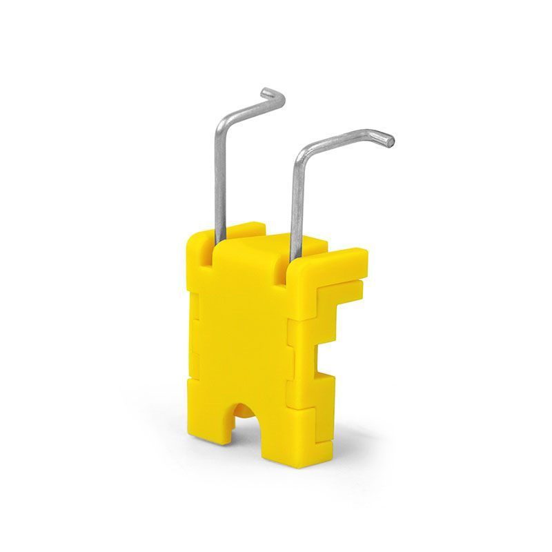 Блокиратор полюсных автоматов Точка Безопасности жёлтый