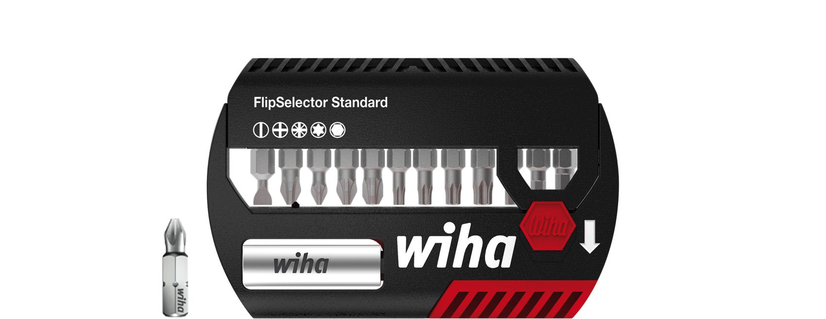 Набор бит Wiha FlipSelector Standard с зажимом