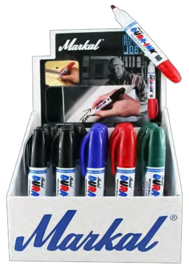 Набор маркеров Markal Dura-Ink 60 в упаковке для витрины