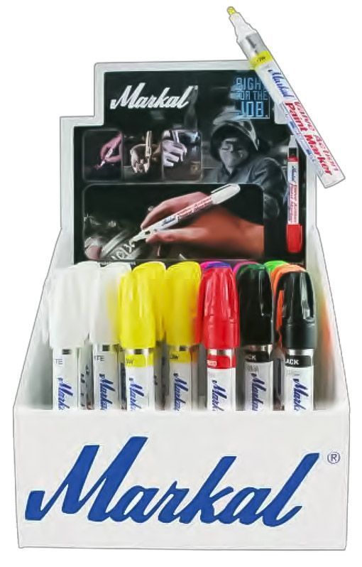 Набор маркеров Markal Valve Action в упаковке для витрины
