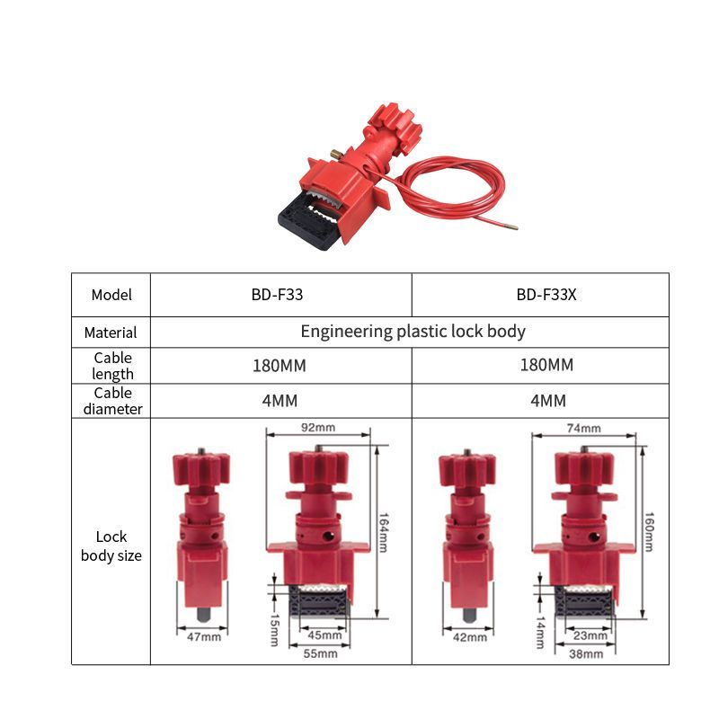 Блокиратор универсальный Точка Безопасности со стальным тросом