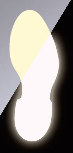 Знаки с эффектом антискольжения на алюминиевой основе В-7524