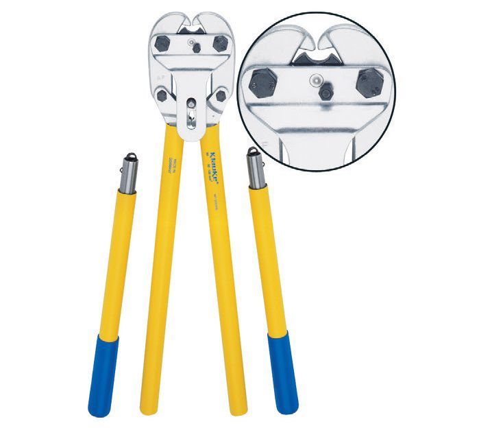 K7 Пресс-клещи для медных трубчатых наконечников всех видов (вдавливание)