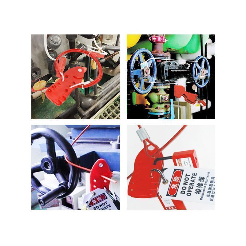 Блокиратор тросовый Точка Безопасности с раздвижным нейлоновым зажимом