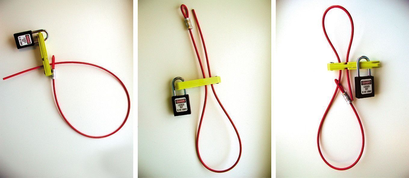 Тросовый блокиратор Brady Scissor-Lok