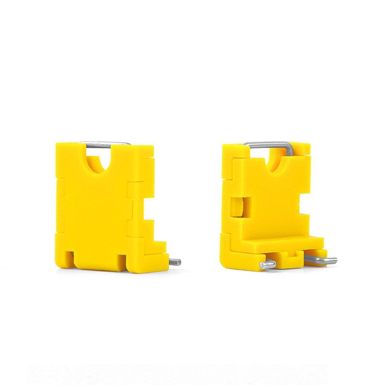 Блокиратор полюсных автоматов Точка Безопасности жёлтый