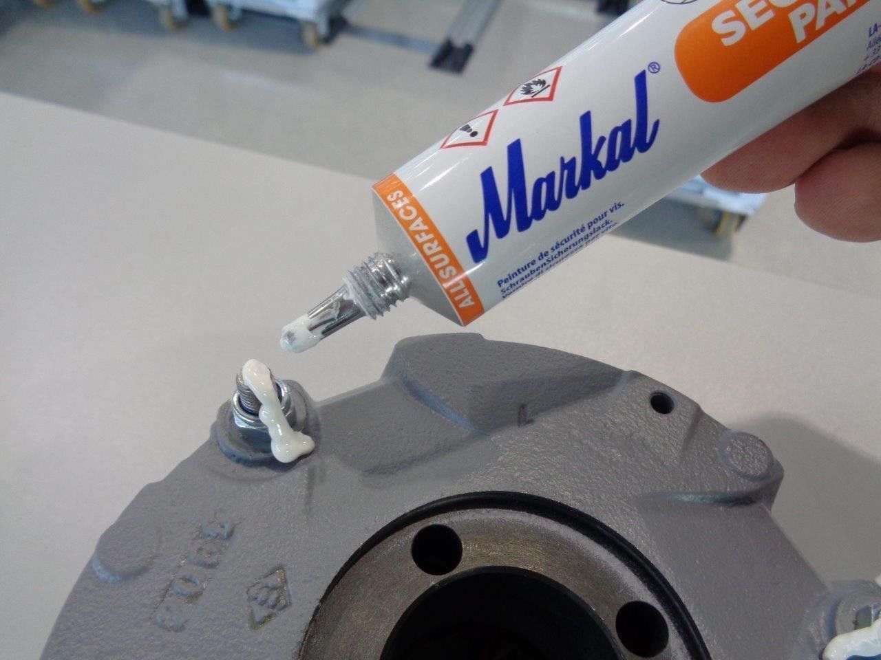 Маркер Markal Security Check для контроля раскручивания болтов