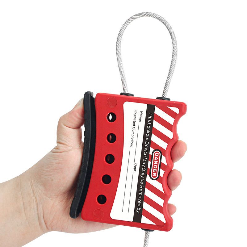 Блокиратор тросовый Точка Безопасности с нейлоновым зажимом на пружине