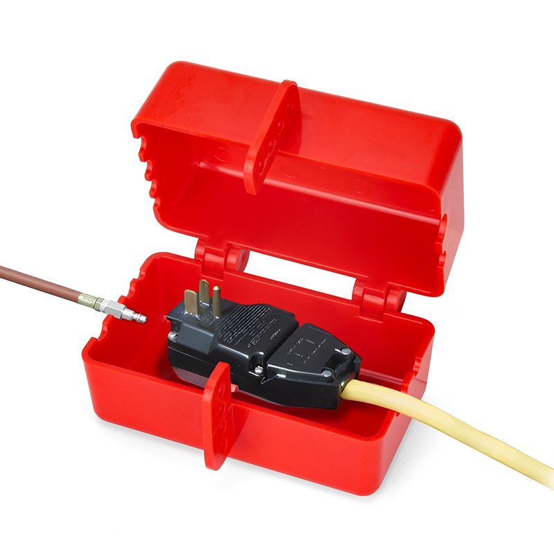 Блокиратор штепсельных разъемов Точка Безопасности скруглённый