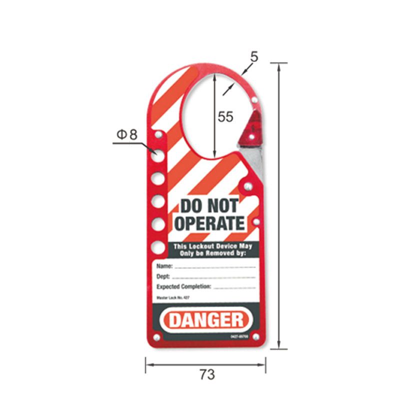 Множитель замковый Точка Безопасности с этикеткой