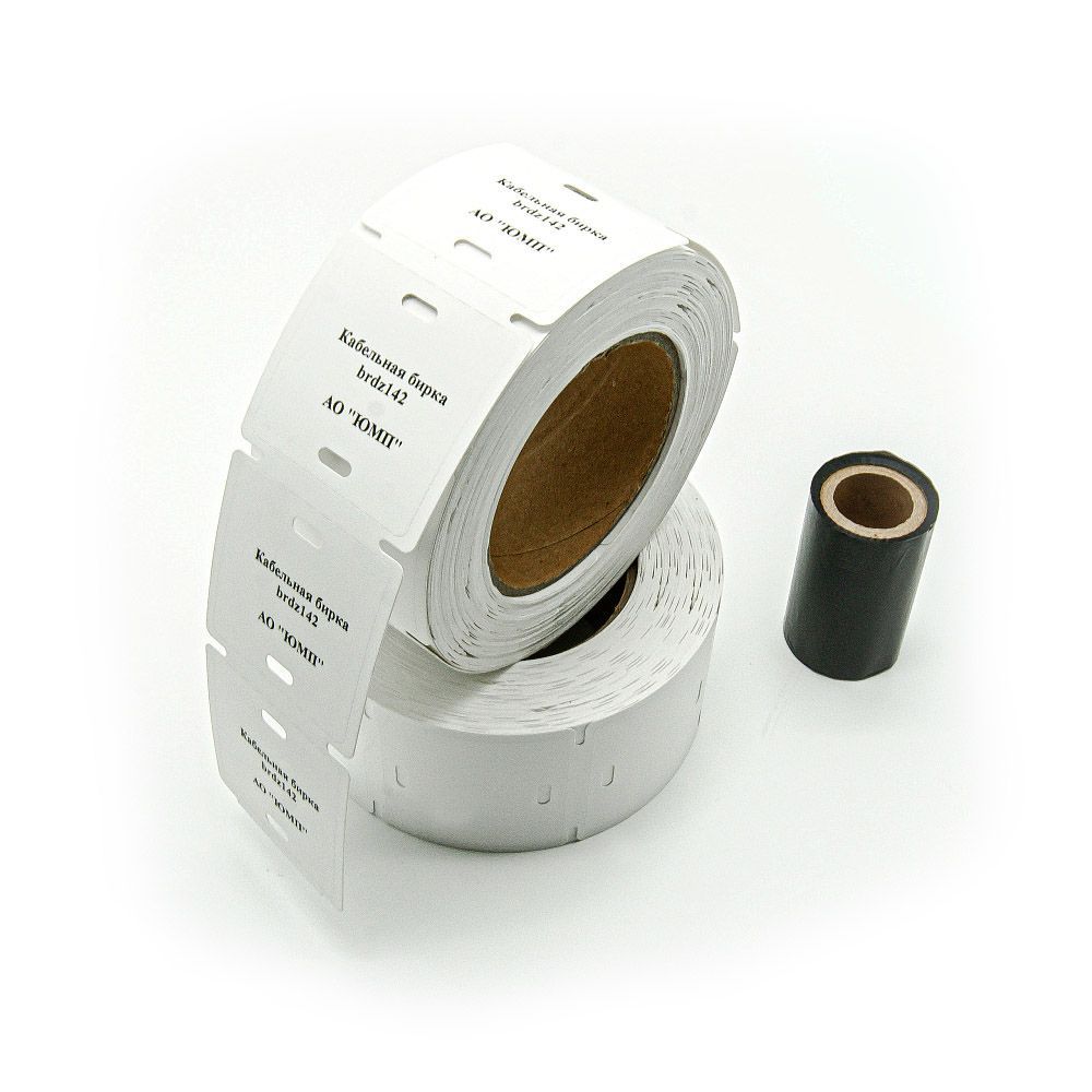 Комплект для маркировки кабеля: бирки в форме квадрата и риббон (старый материал)