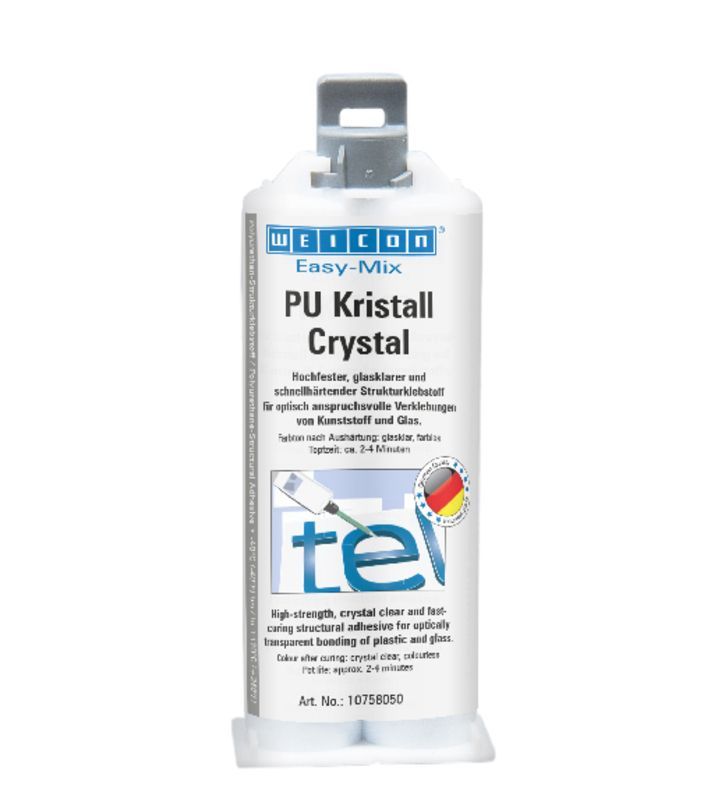 WEICON Easy-Mix PU Kristall полиуретановый клей