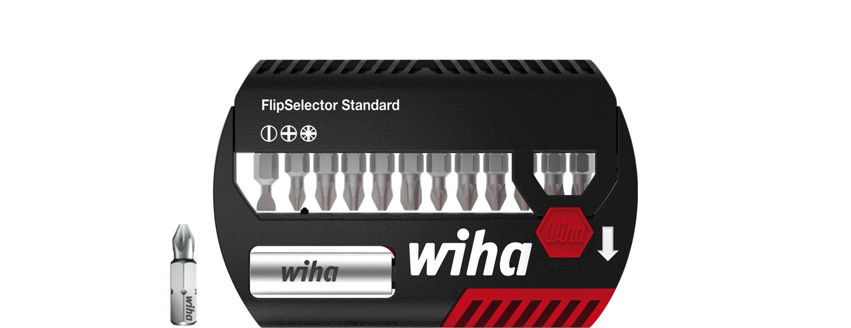 Набор бит Wiha FlipSelector Standard 39049 Шлиц, Phillips, Pozidriv
