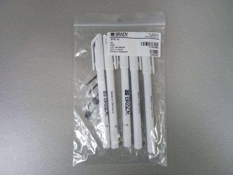 Перманентный быстросохнущий маркер Brady BFS-10