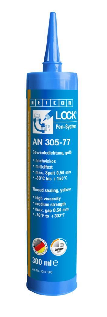 10034148 WEICONLOCK AN 305-77 Герметизация резьбовых соединений (300 мл) средняя сила фиксации, высокая вязко