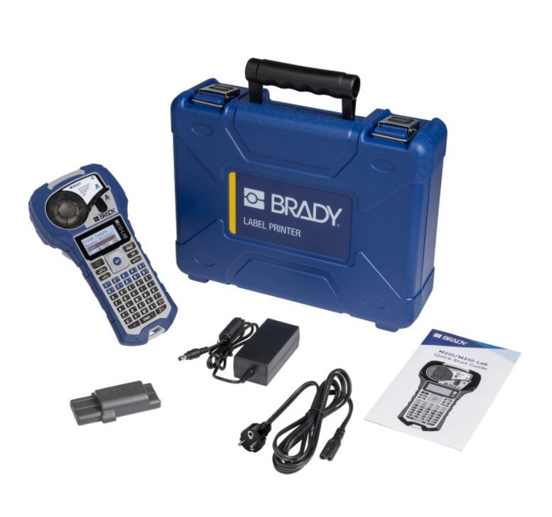 Портативный принтер этикеток BRADY M210 лабораторный в пластиковом кейсе