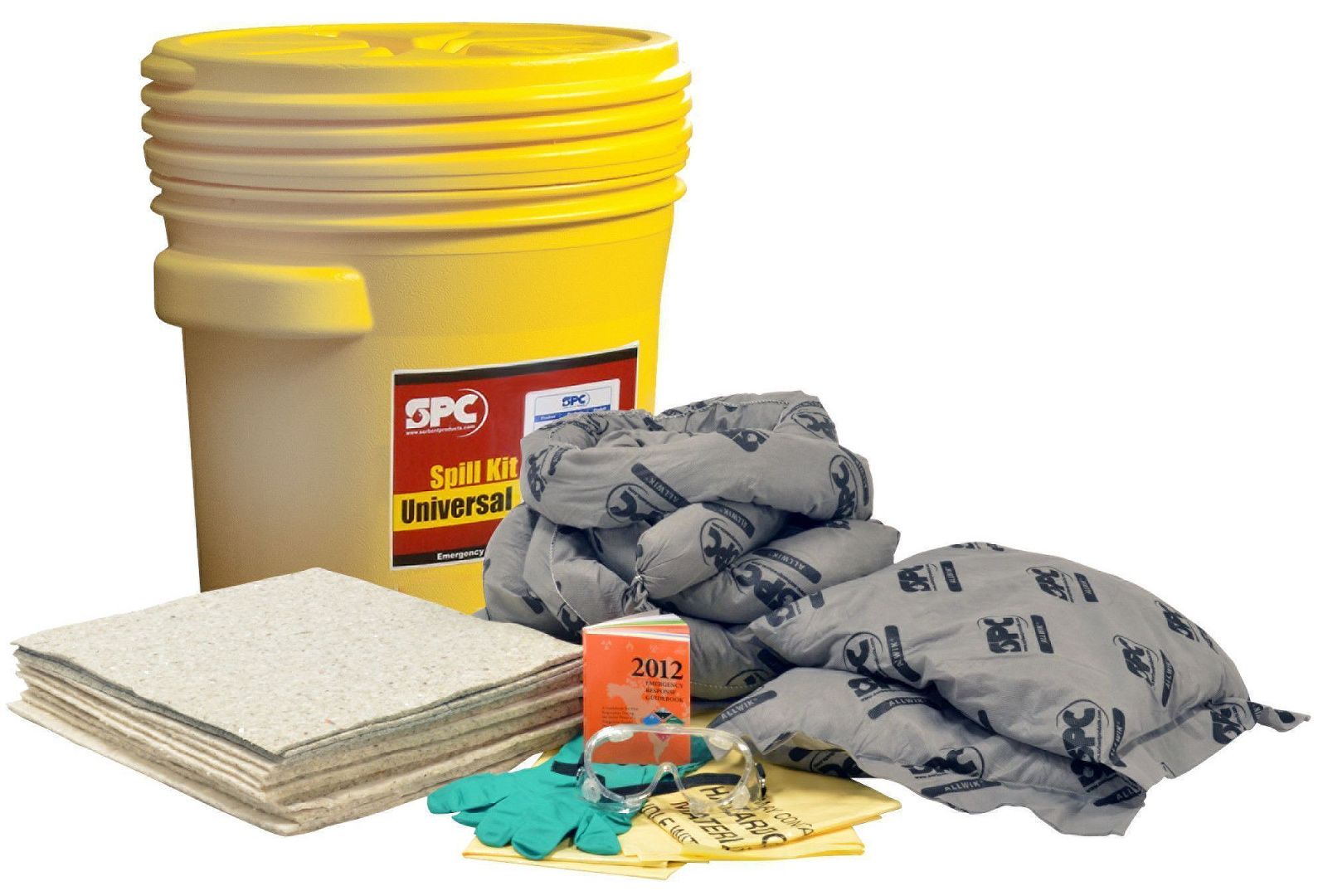 Комплект для устранения проливов Brady Lab Spill Kit в бочке (адсорбция 60 литров)