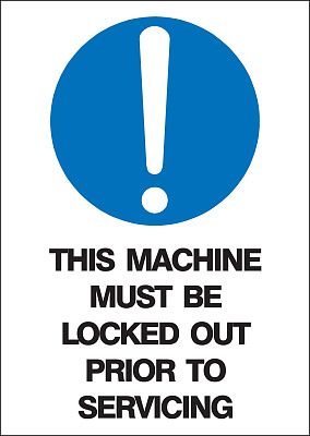 Знаки магнитные "EQUIPMENT BEING SERVICED", 148х105 мм, 5 шт/упак