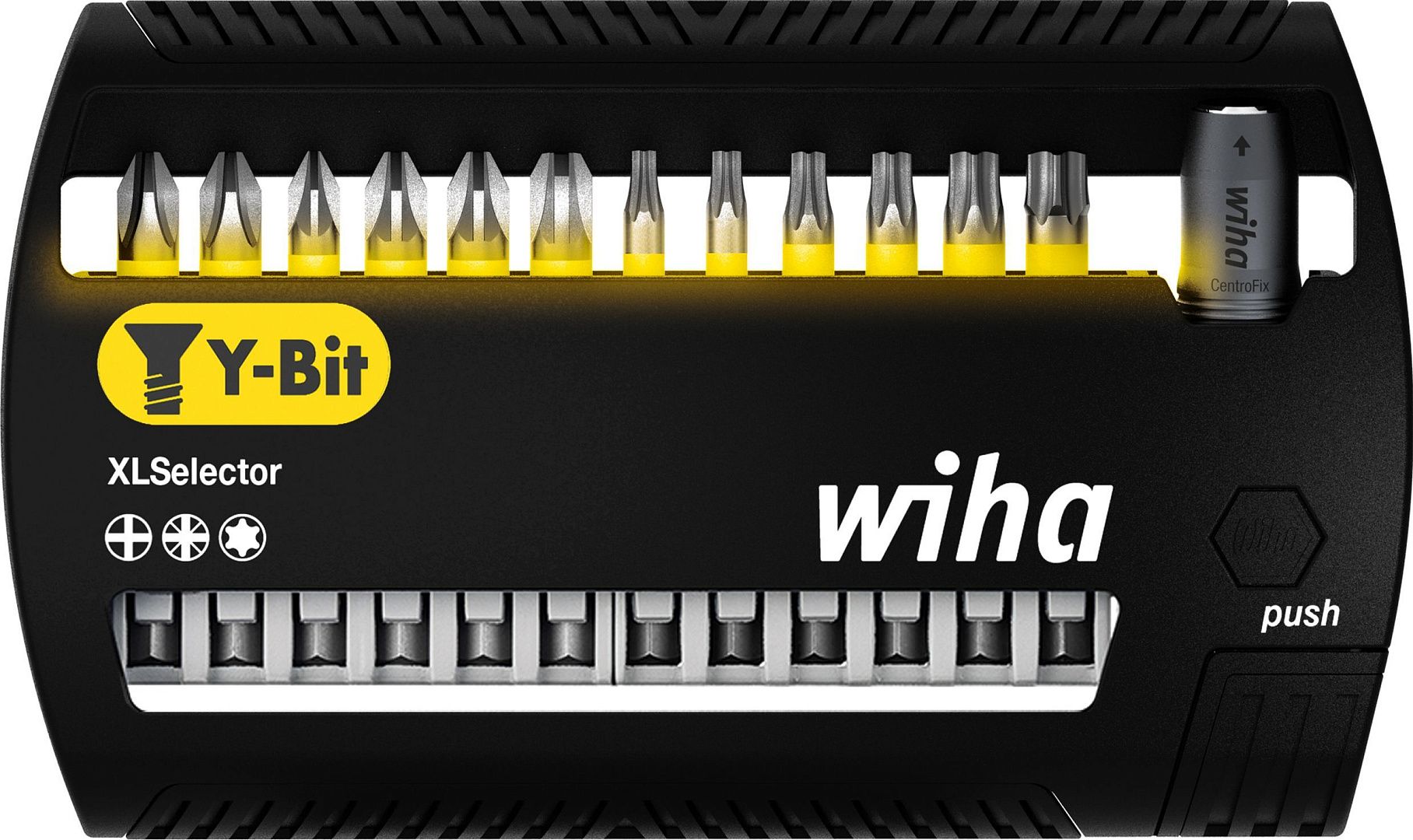 Набор бит Wiha XLSelector Y, 50 мм Phillips, Pozidriv, TORX