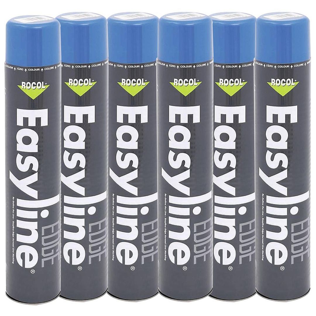 EASYLINE EDGE Aerosol Paint Rocol. Синяя краска системы EASYLINE (RAL 5017), аэрозоль 750 мл.