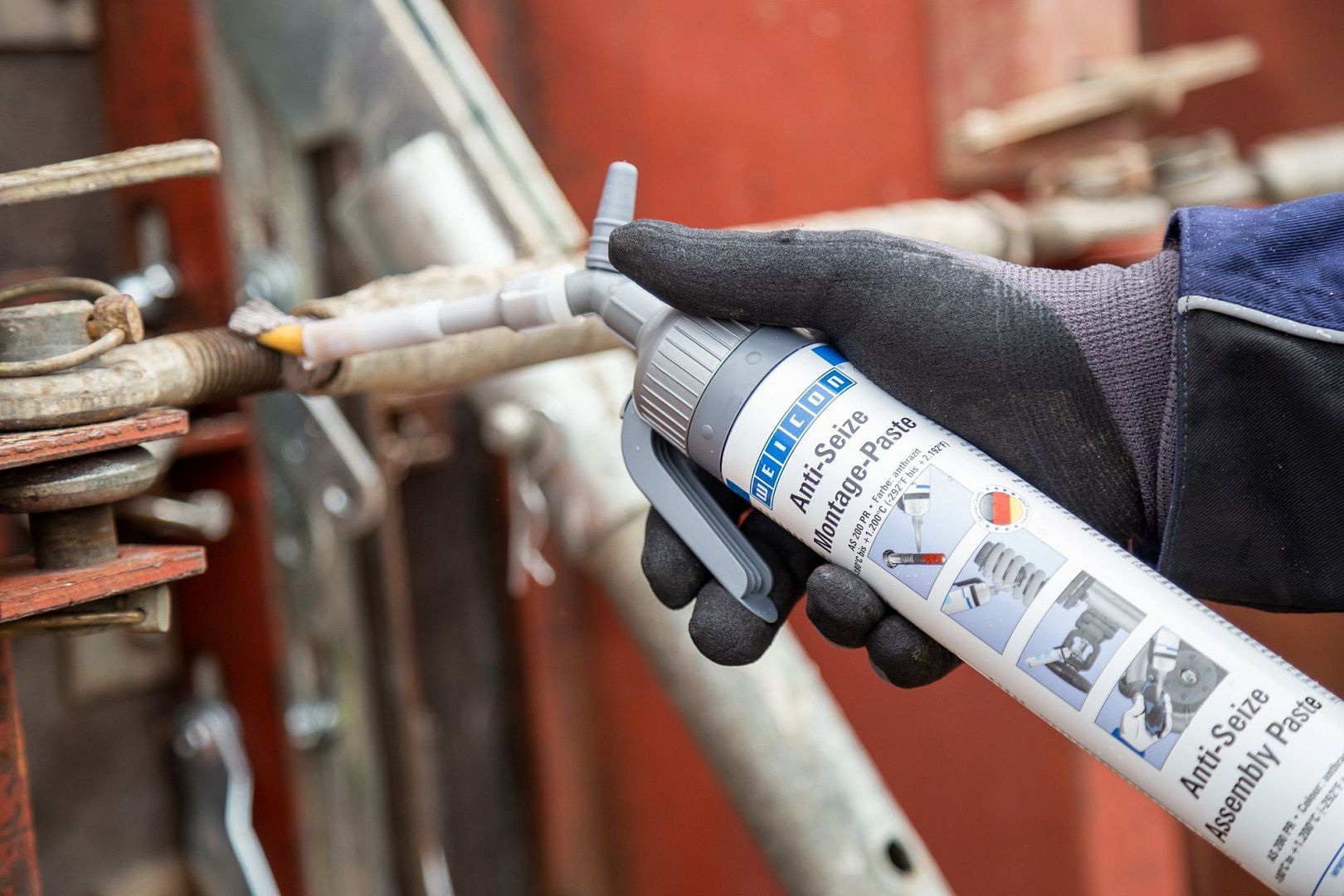 Монтажная паста WEICON Anti-Seize, высокотемпературная до +1200°С