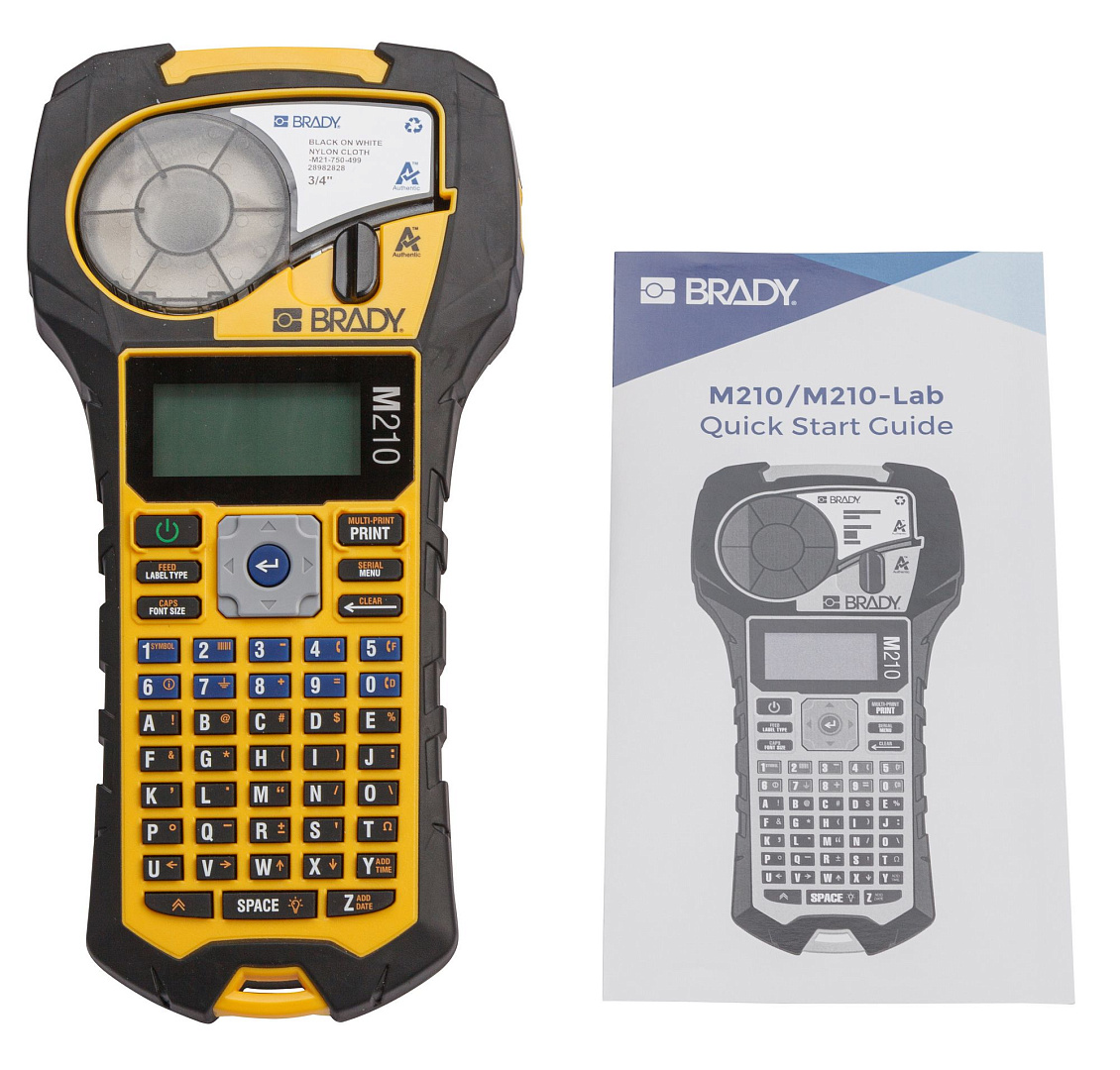 Принтер BRADY M210. Портативный ленточный принтер-маркиратор с картриджем M21-750-499