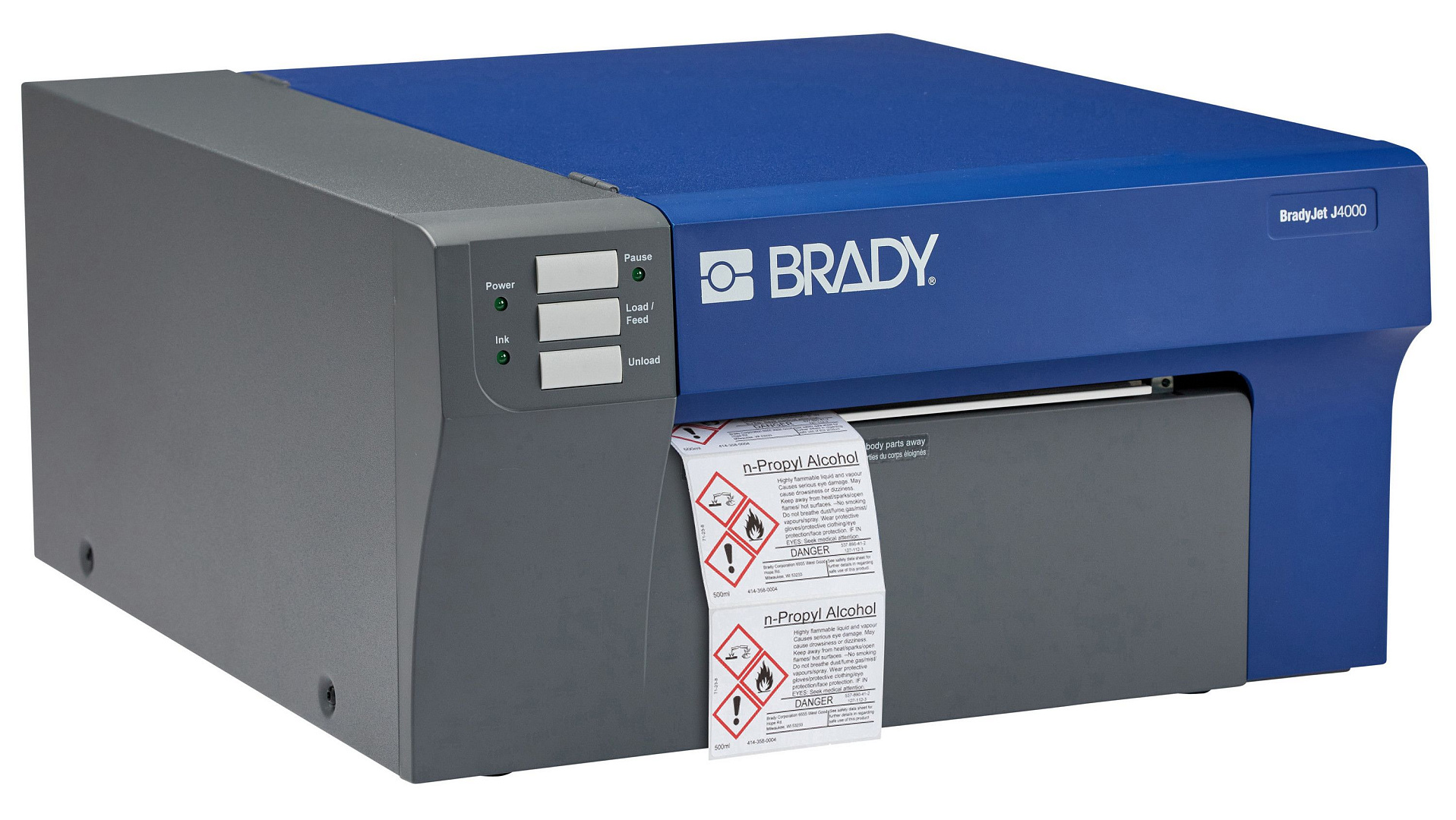 Промышленный цветной принтер этикеток BRADY J4000