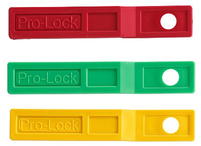 Ключ для блокиратора тросового Pro-Lock, полипропилен, цвет – желтый, 1 шт/упак