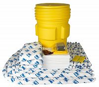 Комплект для устранения проливов Brady Overpack Drum Spill Kit в бочке (адсорбция 360 литров)